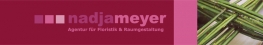 Logo nadjameyer- Agentur für Floristik & Raumgestaltung